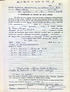 NÚMERO DO TÍTULO: 009383