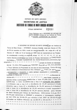 NÚMERO DO TÍTULO: 02090