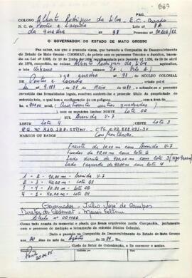 NÚMERO DO TÍTULO: 001166