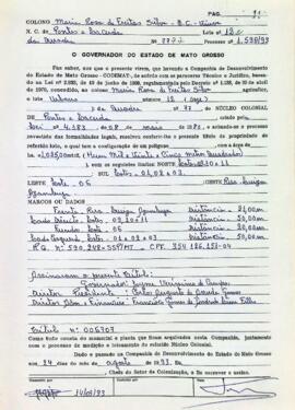 NÚMERO DO TÍTULO: 006707