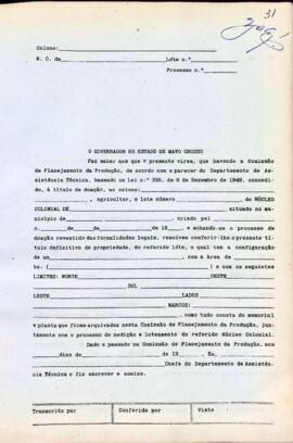 NÚMERO DO TÍTULO: SEM DADOS