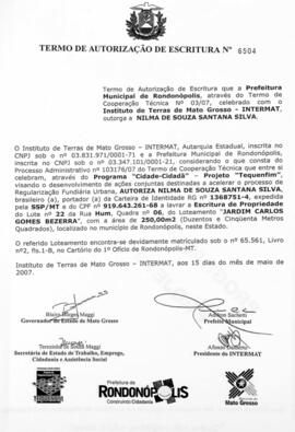 NÚMERO DO TERMO: 6504