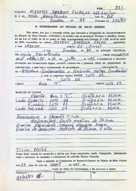 NÚMERO DO TÍTULO: 10046