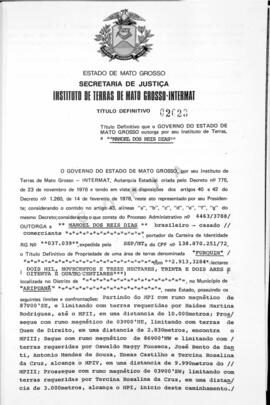 NÚMERO DO TÍTULO: 02023