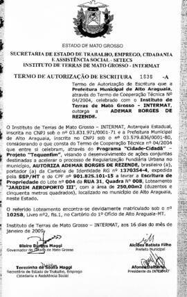 NÚMERO DO TERMO: 1636-A