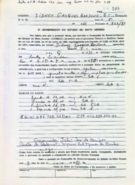 NÚMERO DO TÍTULO: SEM DADOS