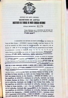 NÚMERO DO TÍTULO: 01178