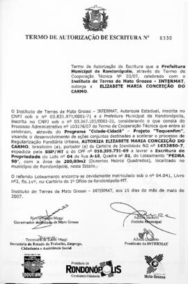 NÚMERO DO TERMO: 6330