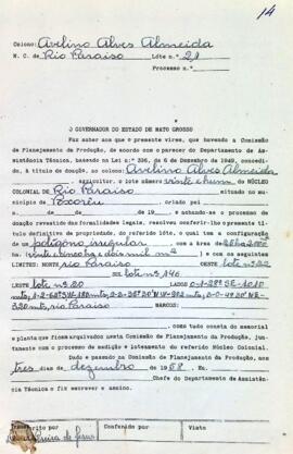 NÚMERO DO TÍTULO: SEM DADOS