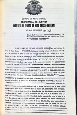NÚMERO DO TÍTULO: 01966