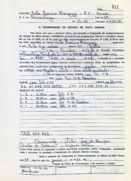 NÚMERO DO TÍTULO: 002852