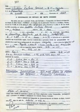 NÚMERO DO TÍTULO: 003545