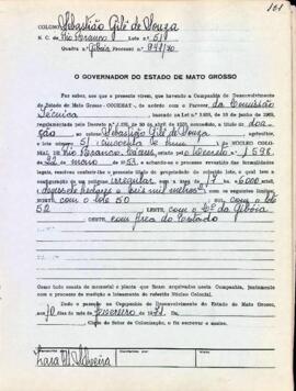 NÚMERO DO TÍTULO: SEM DADOS