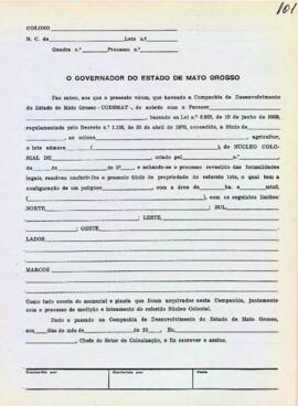 NÚMERO DO TÍTULO: SEM DADOS