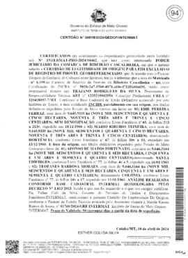NÚMERO DA CERTIDÃO: 00619.2024
