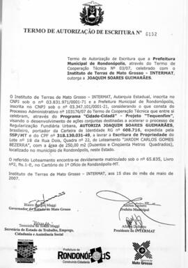 NÚMERO DO TERMO: 6152
