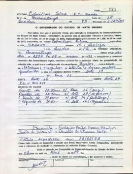 NÚMERO DO TÍTULO: SEM DADOS