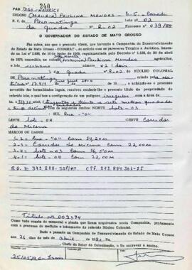 NÚMERO DO TÍTULO: 009374