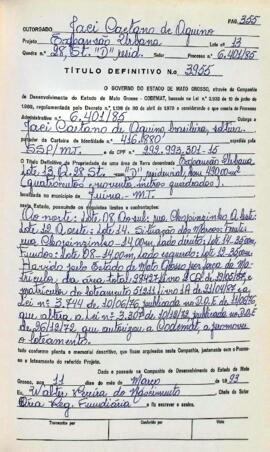 NÚMERO DO TÍTULO: 3955