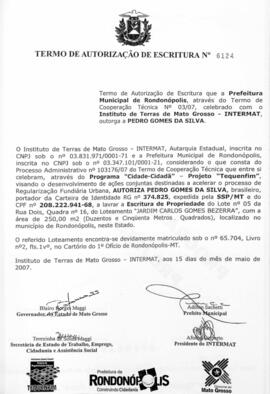 NÚMERO DO TERMO: 6124