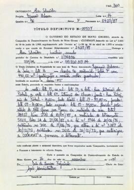 NÚMERO DO TÍTULO: 00537