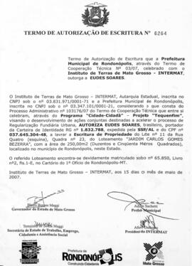 NÚMERO DO TERMO: 6264