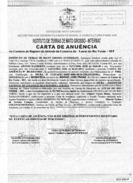 NÚMERO DA CERTIDÃO: 001.030-F.2014