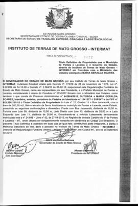 NÚMERO DO TÍTULO: 3422