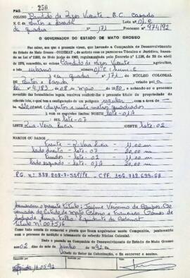 NÚMERO DO TÍTULO: 007516