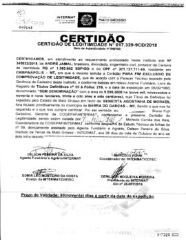 NÚMERO DA CERTIDÃO: 017.329-9CD.2018