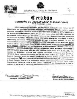 NÚMERO DA CERTIDÃO: 21.236-9CD.2019