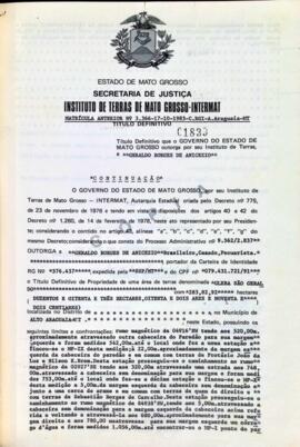 NÚMERO DO TÍTULO: 1839
