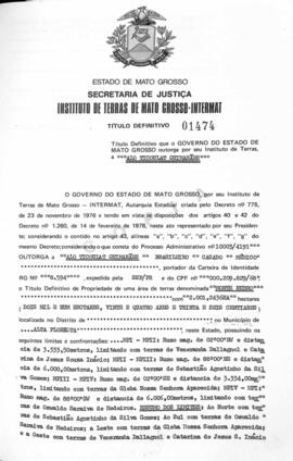 NÚMERO DO TÍTULO: 01474