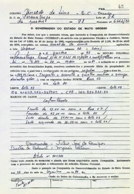 NÚMERO DO TÍTULO: 001980