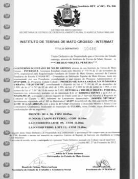 NÚMERO DO TÍTULO: 10486
