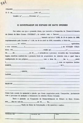 NÚMERO DO TÍTULO: SEM DADOS