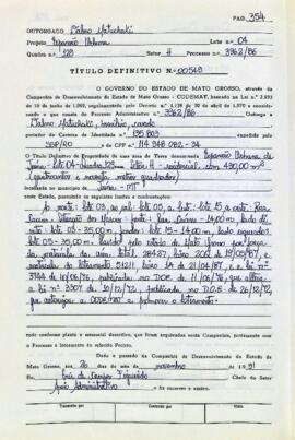 NÚMERO DO TÍTULO: 00549