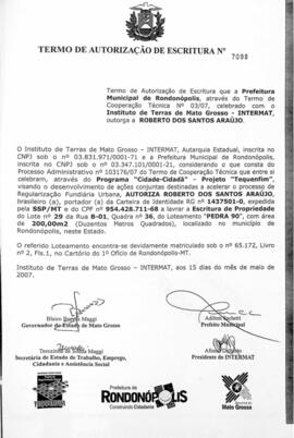 NÚMERO DO TERMO: 7098