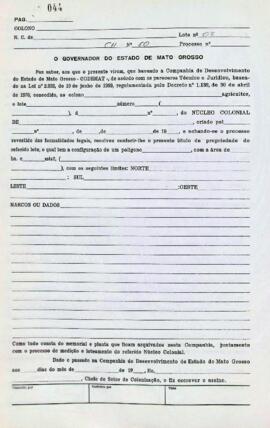 NÚMERO DO TÍTULO: SEM DADOS