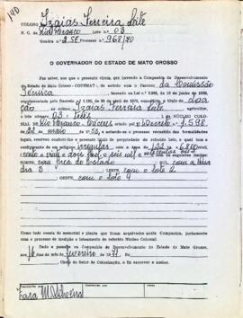 NÚMERO DO TÍTULO: SEM DADOS