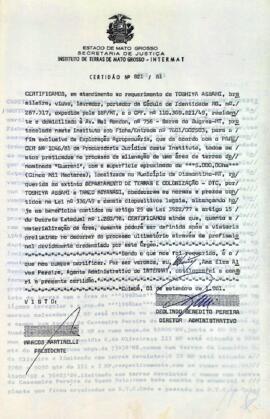 NÚMERO DA CERTIDÃO: 821.81