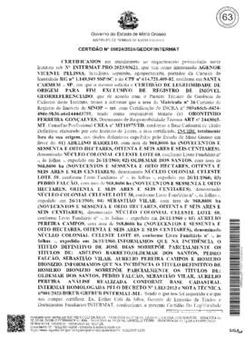 NÚMERO DA CERTIDÃO: 00624.2024