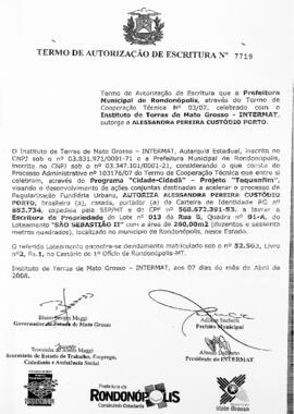 NÚMERO DO TERMO: SEM DADOS
