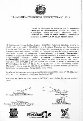 NÚMERO DO TERMO: 6015