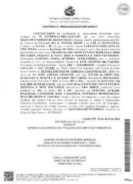 NÚMERO DA CERTIDÃO: 00604.2024