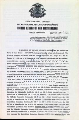 NÚMERO DO TÍTULO: 000128