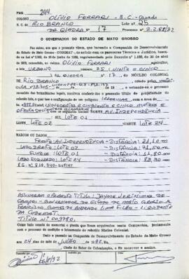 NÚMERO DO TÍTULO: 009780