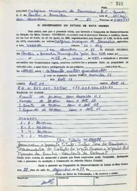 NÚMERO DO TÍTULO: 000098