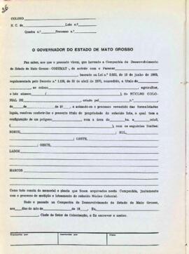 NÚMERO DO TÍTULO: SEM DADOS