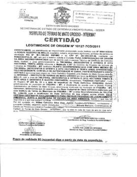 NÚMERO DA CERTIDÃO: 10127-7CD.2011